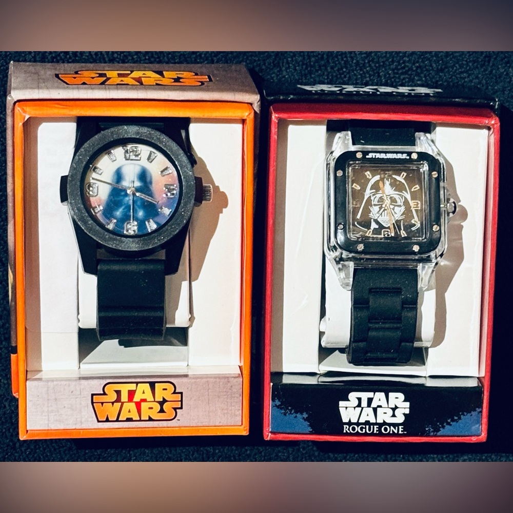 Pair of Star Wars Darth Vader Analog Watches